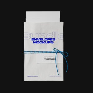 Envelope with Blue Details